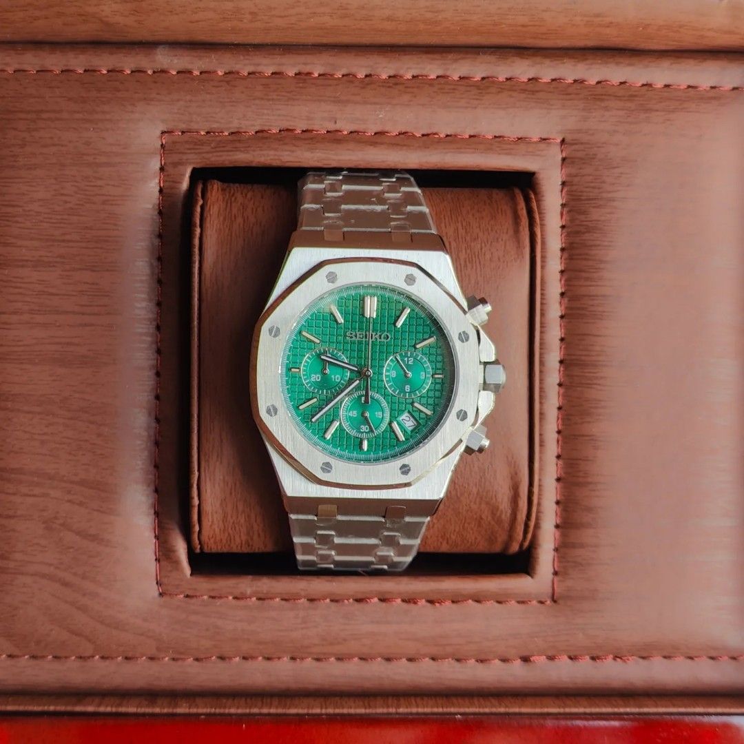SEIKO MOD ROYAL OAK | GRÜNER CHRONO