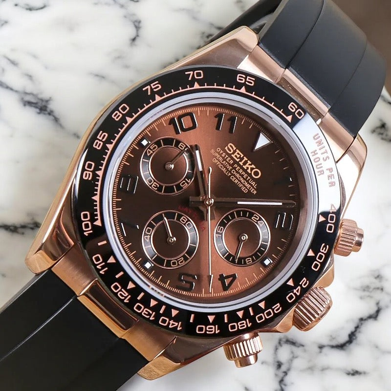 SEIKO MOD DAYTONA | ROSÉGOLD