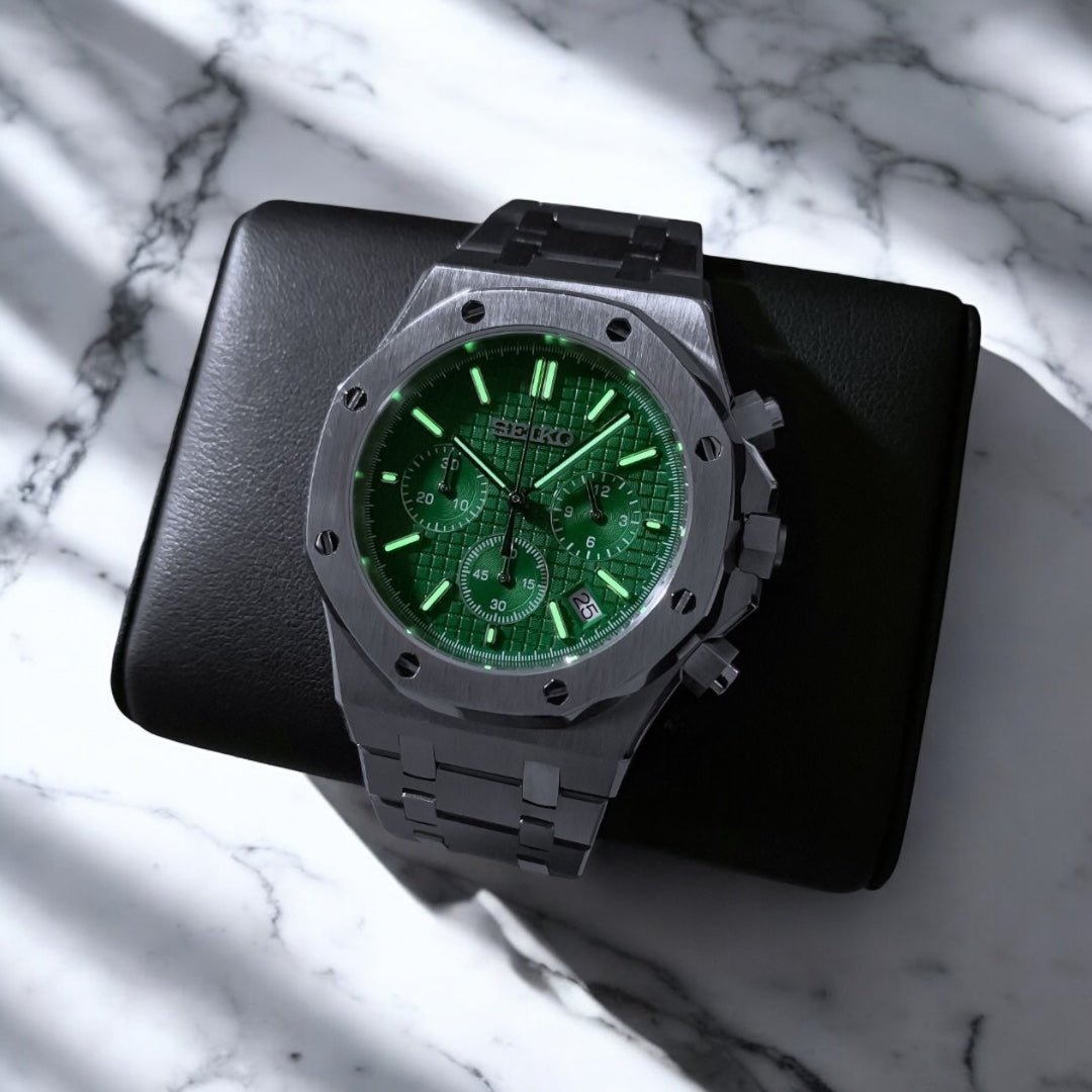SEIKO MOD ROYAL OAK | GRÜNER CHRONO