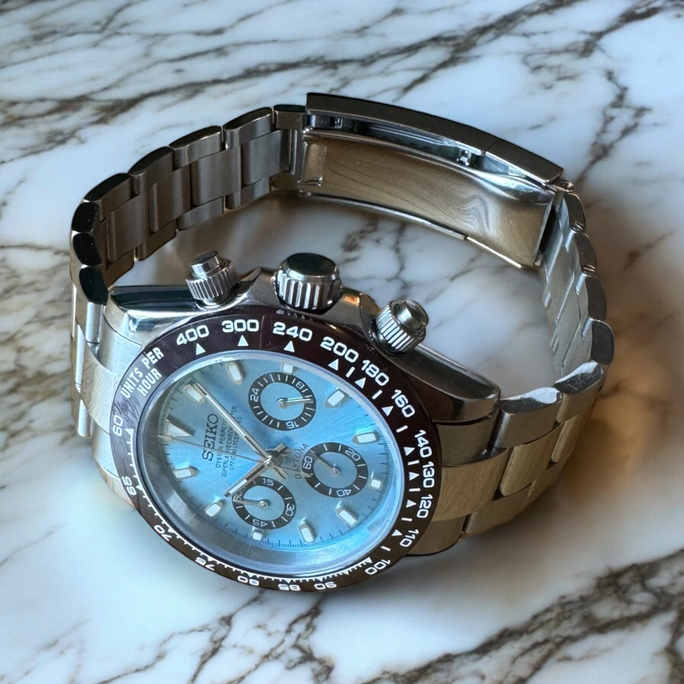 SEIKO MOD DAYTONA | PLATIN