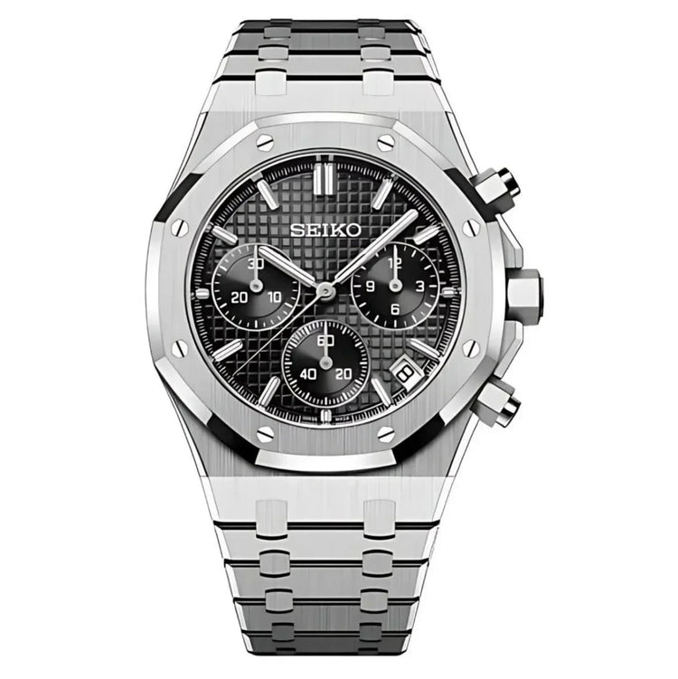 SEIKO MOD ROYAL OAK | SCHWARZER CHRONO