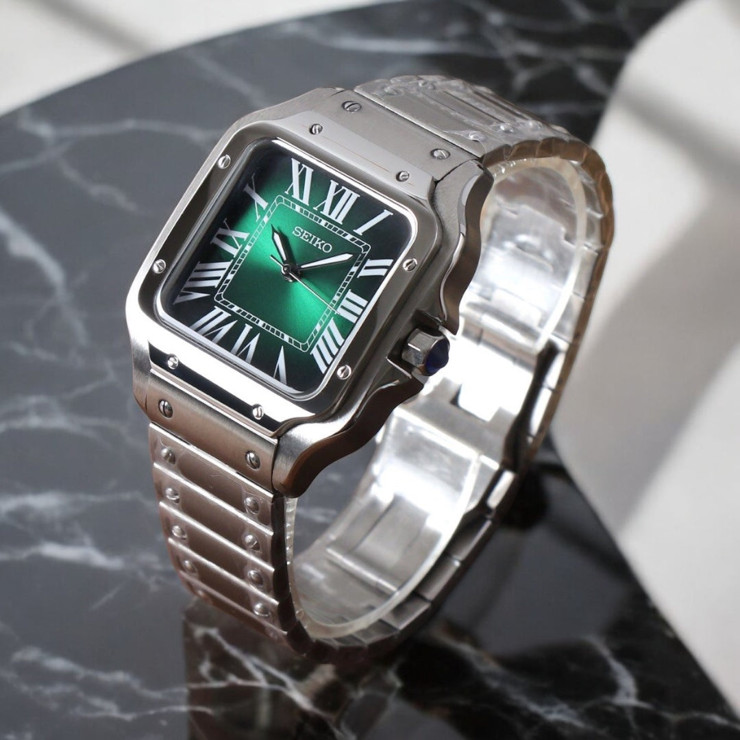SEIKO MOD SANTOS | GRÜN