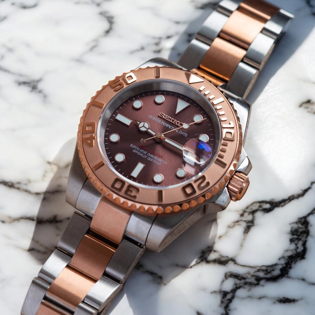 SEIKO MOD YACHT | ROSÉGOLD
