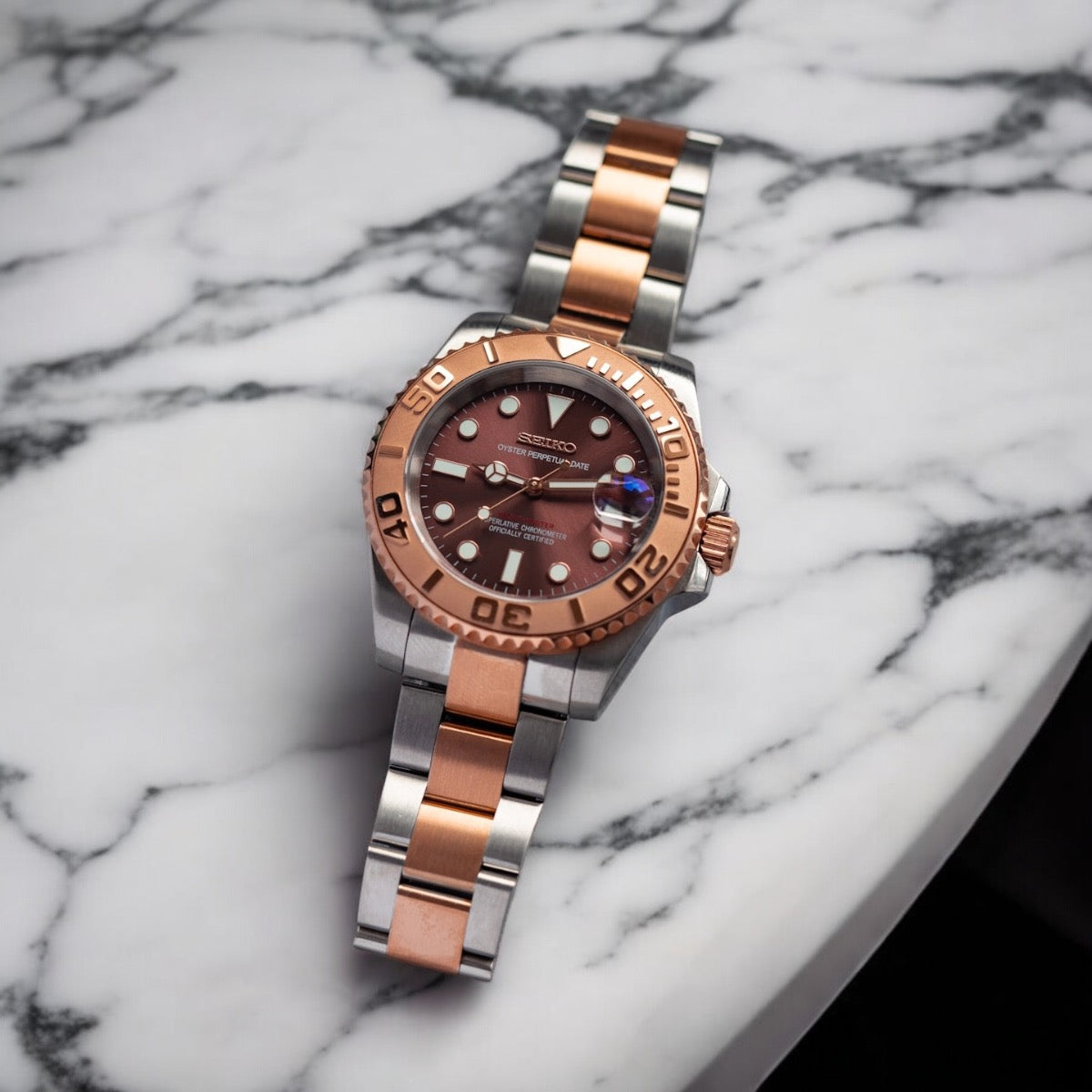 SEIKO MOD YACHT | ROSÉGOLD