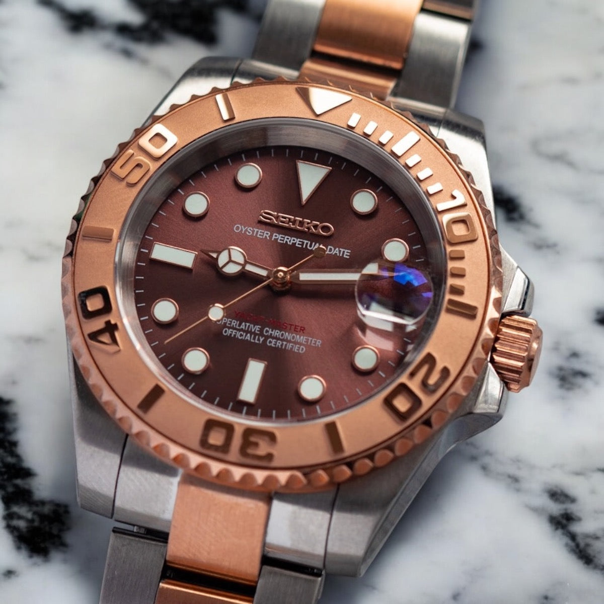 SEIKO MOD YACHT | ROSÉGOLD