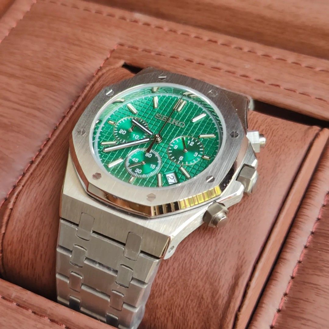 SEIKO MOD ROYAL OAK | GRÜNER CHRONO