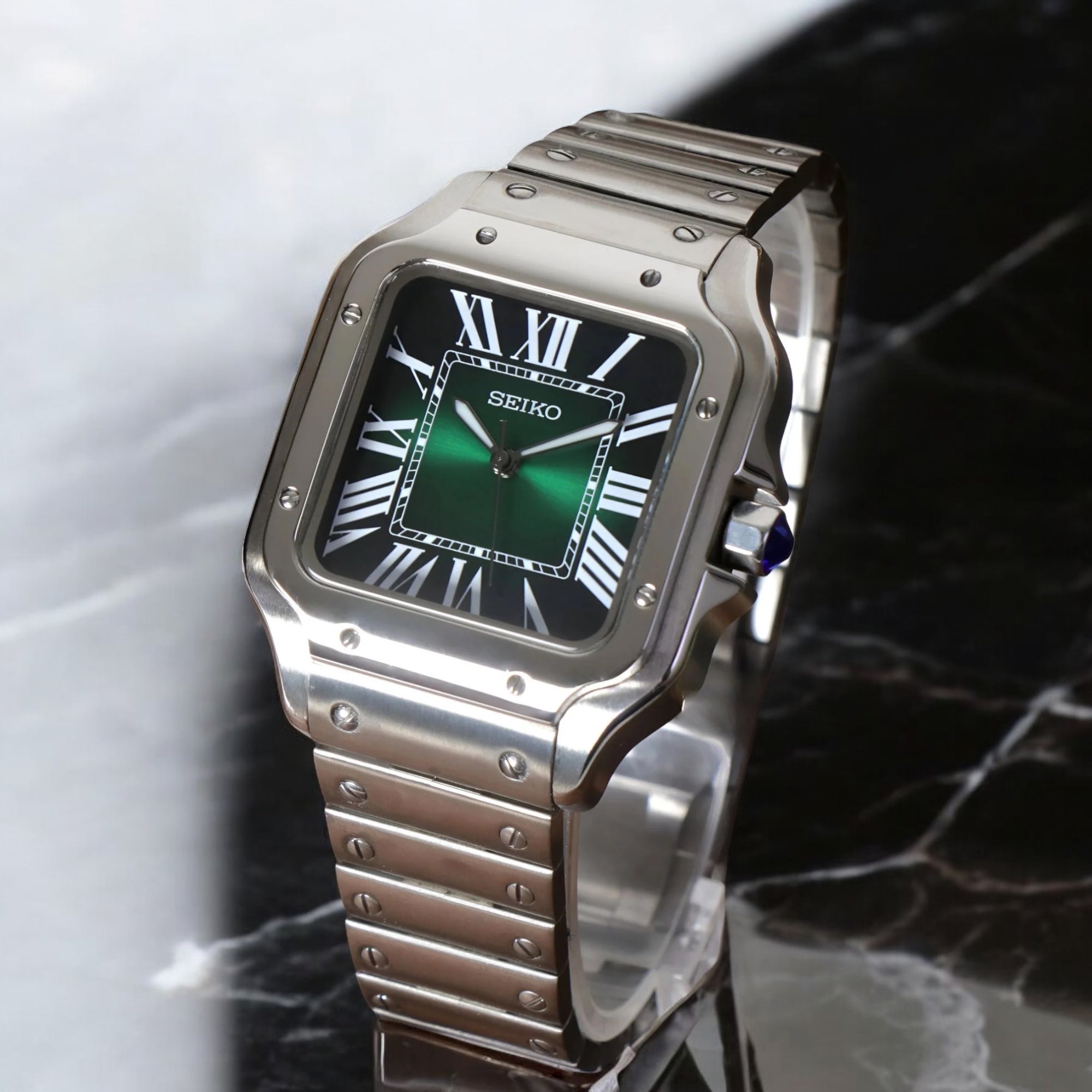 SEIKO MOD SANTOS | GRÜN