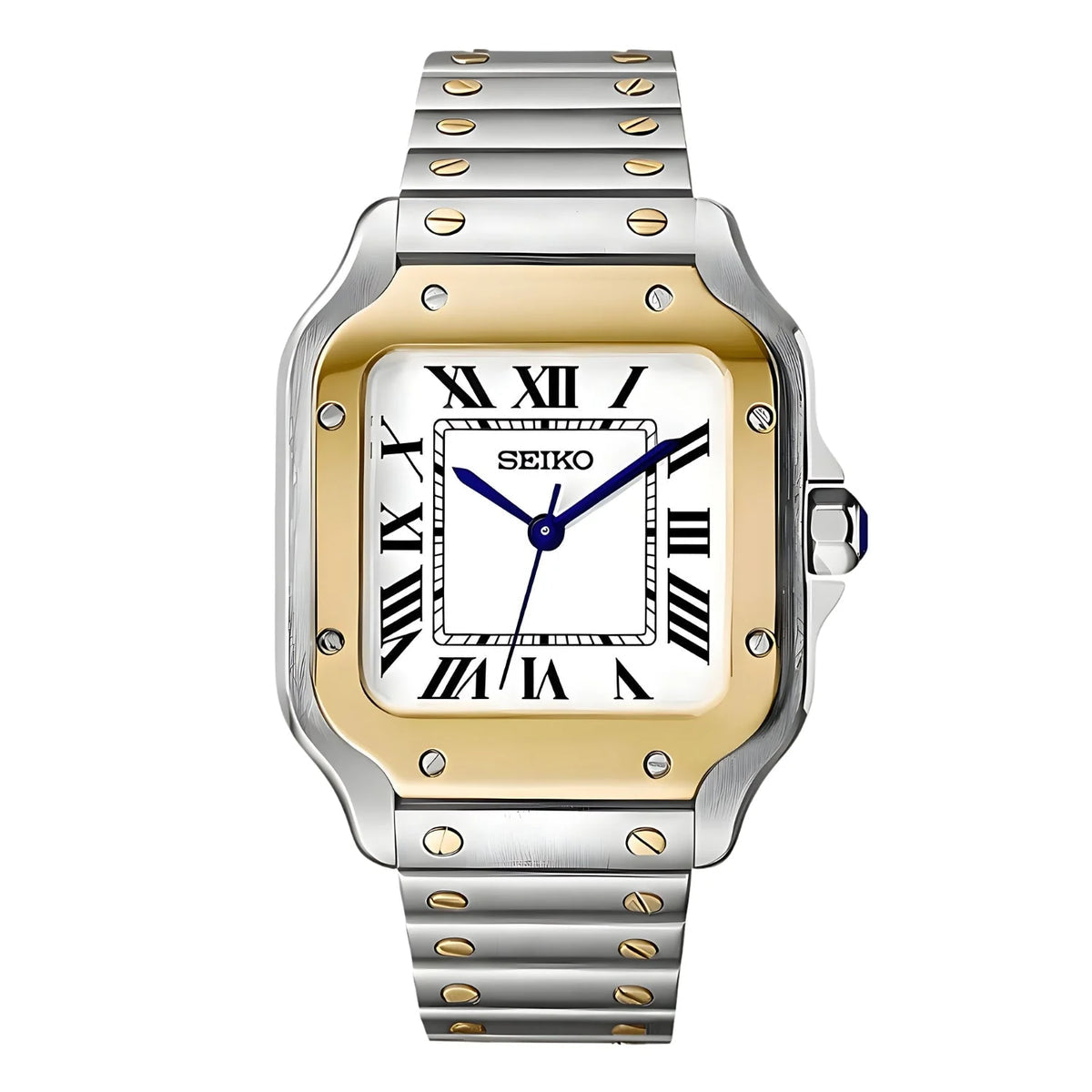 SEIKO MOD SANTOS | GOLD/STAHL